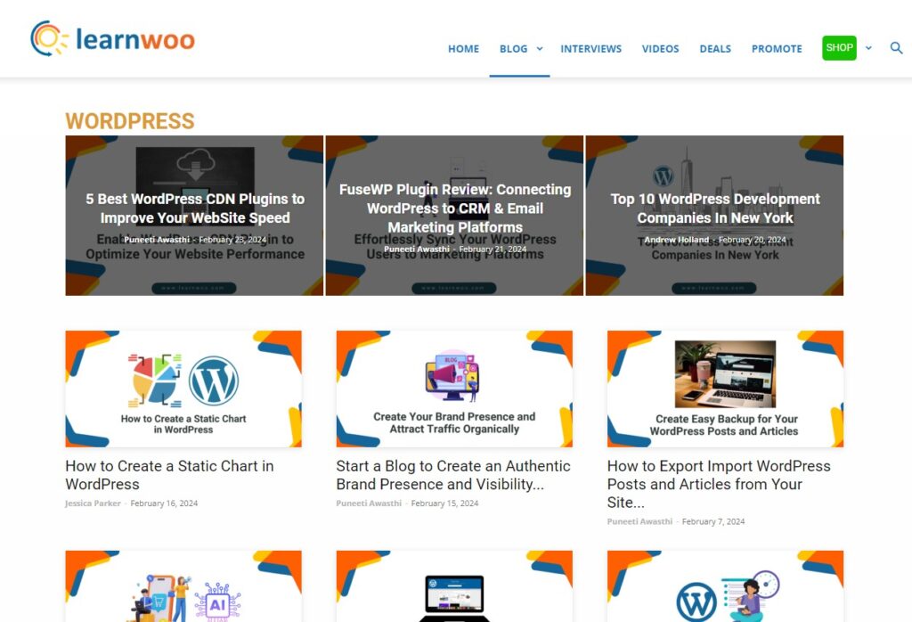 WordPress Woocommerce tutorials