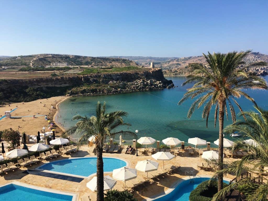Radisson Blu Golden Sand: Really early morning view from our balcony room