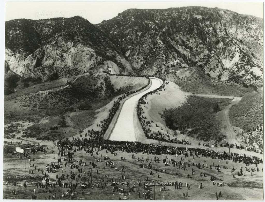 From Obscurity to Glory: The Rise of L.A. and the San Fernando Valley Presented by Paul Haddad 1913 opening of the cascades (1)