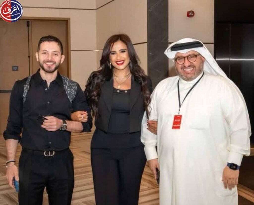 ياسمين عبد العزيز وأحمد السقا يحتفلان بالعرض العالمي الأول لفيلم خلي بالك من نفسك