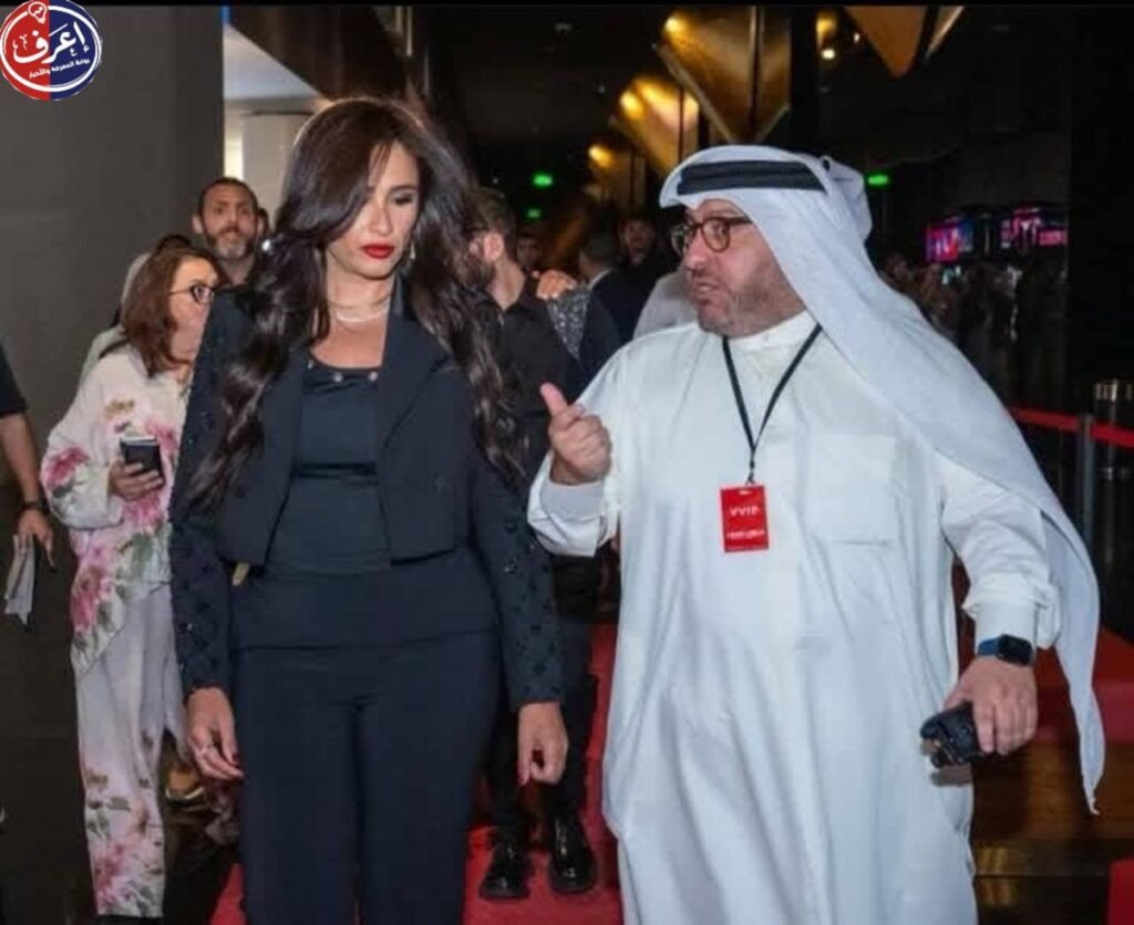 ياسمين عبد العزيز وأحمد السقا يحتفلان بالعرض العالمي الأول لفيلم خلي بالك من نفسك