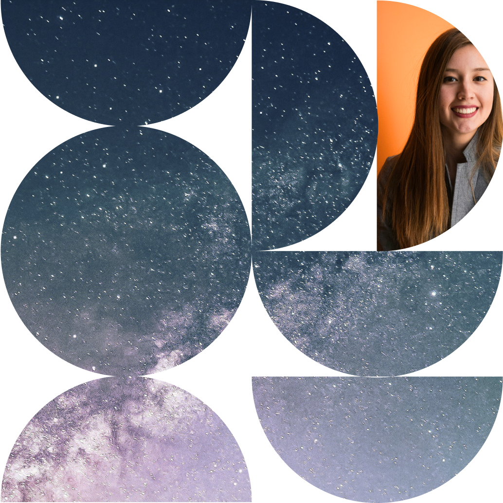 Circles with face