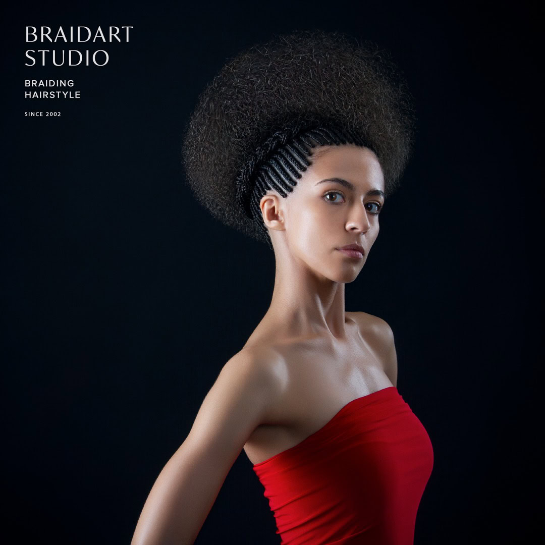 Причёска из косичек