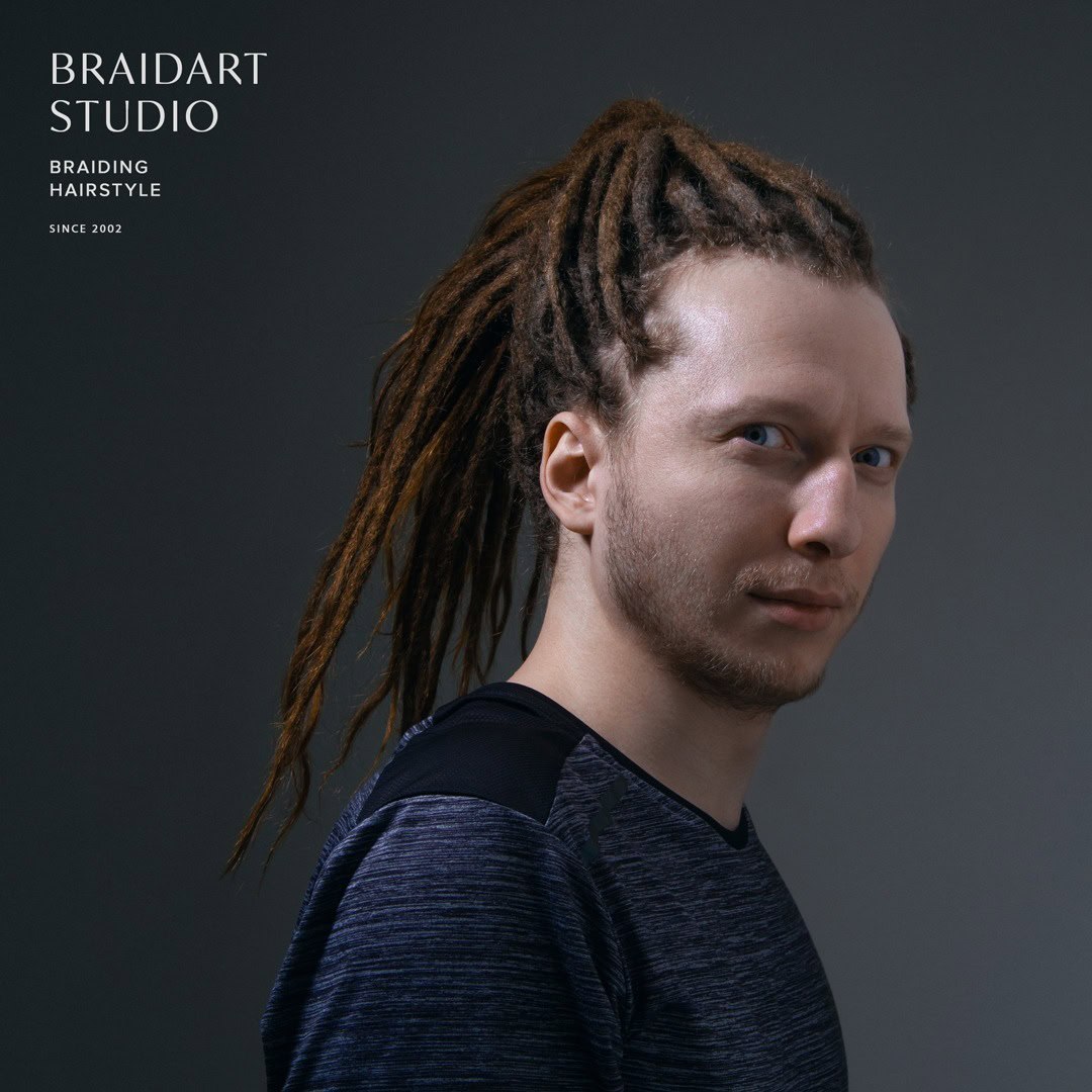 Рыжие дреды мужские