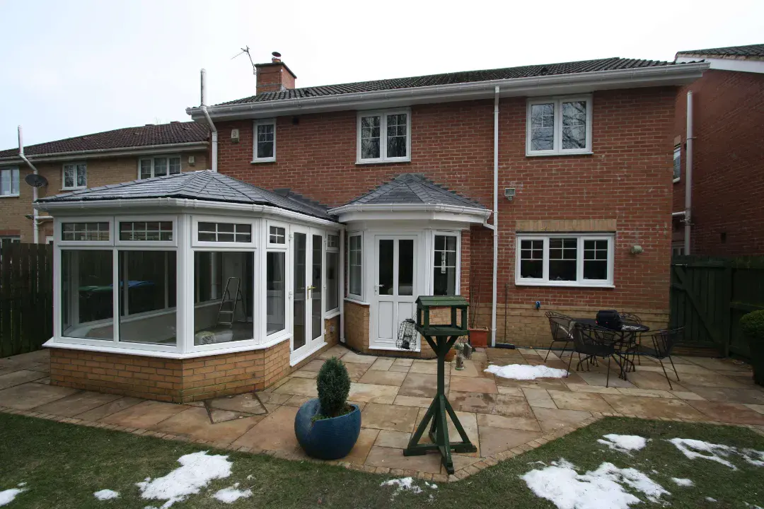 warm roof of conservatory