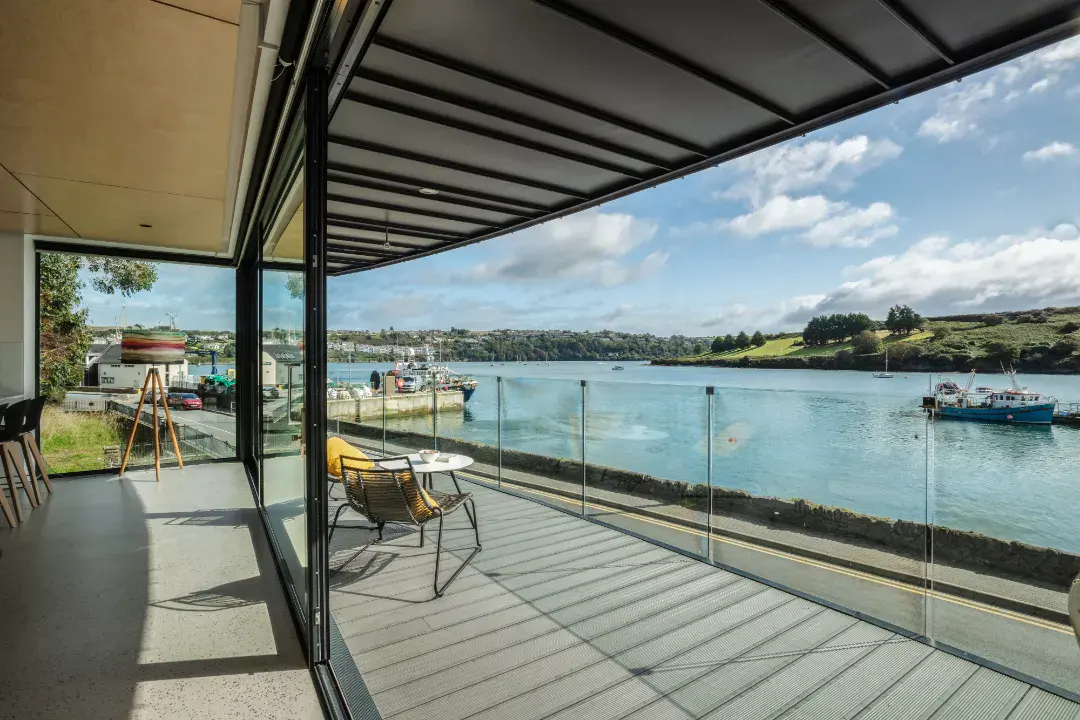sliding door installed at Worlds End, Kinsale