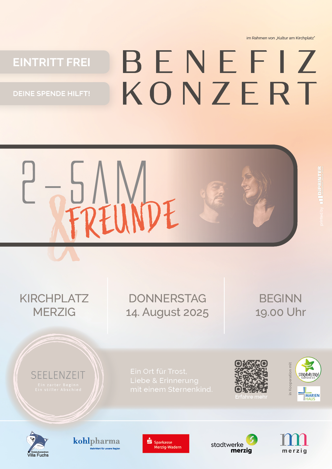 2-sam Benefizkonzert SEELENZEIT