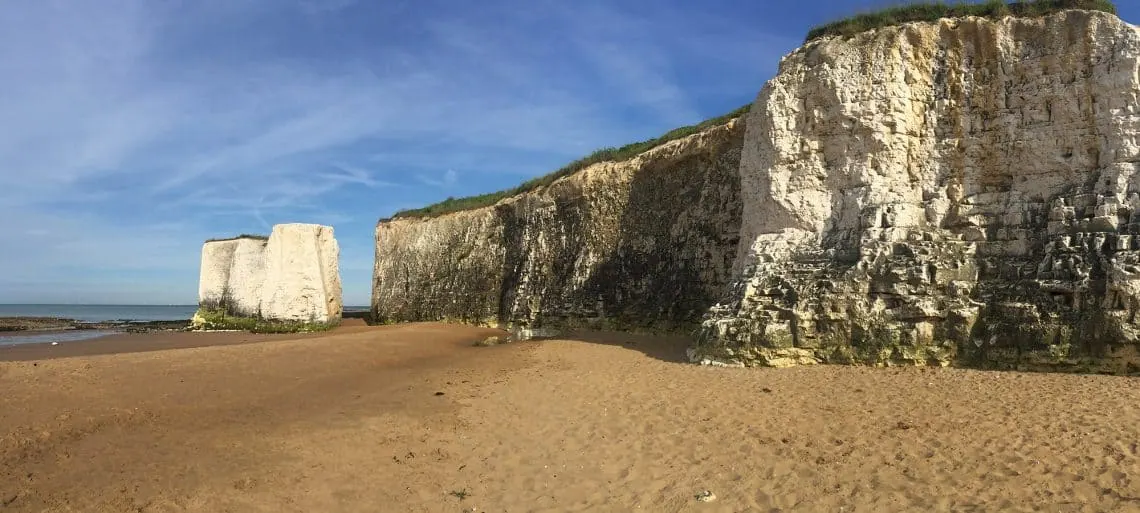 Days out in Kent with kids: Botany Bay beach