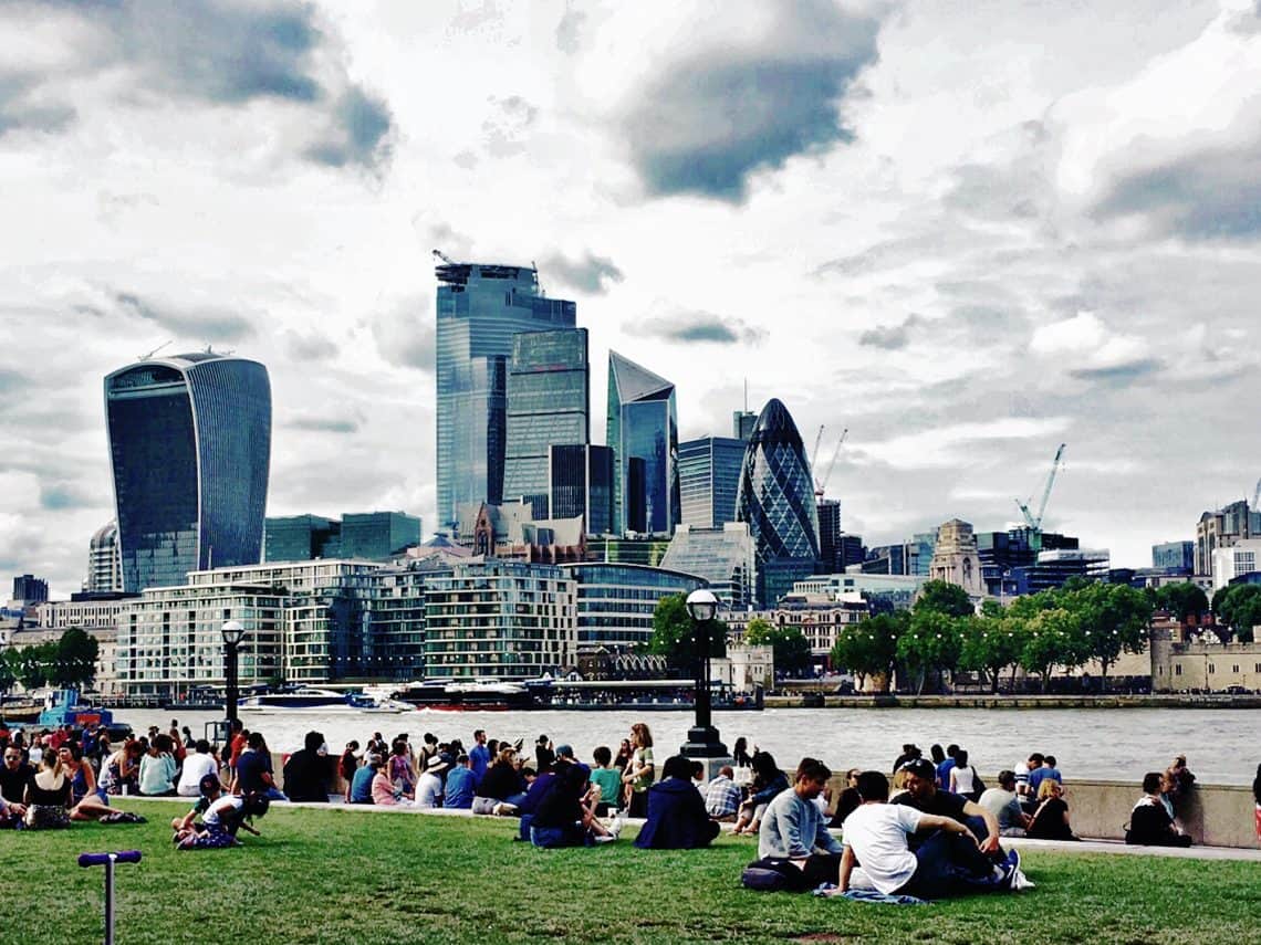 view from the southbank