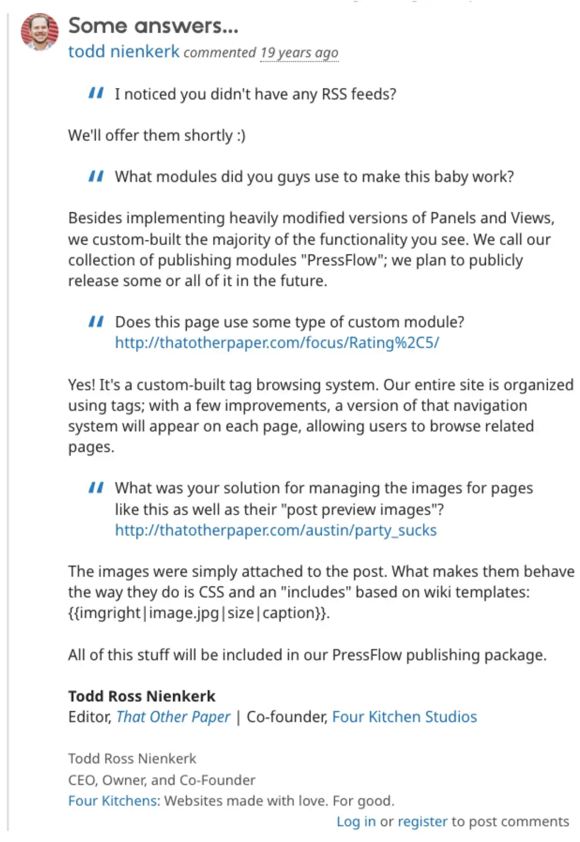 answers to open source questions
