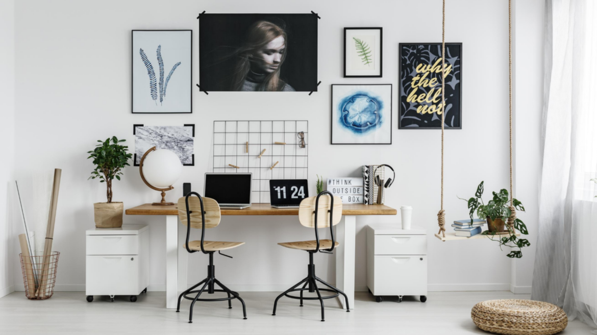 Home Office Ideas – Small Space Design Inspiration - The Caffeinated Writer