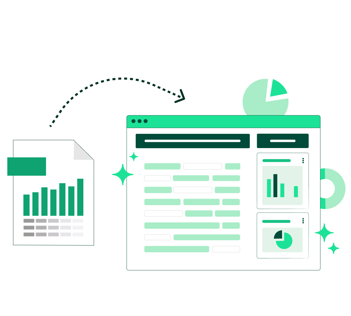 An illustration of the Mammoth data management platform