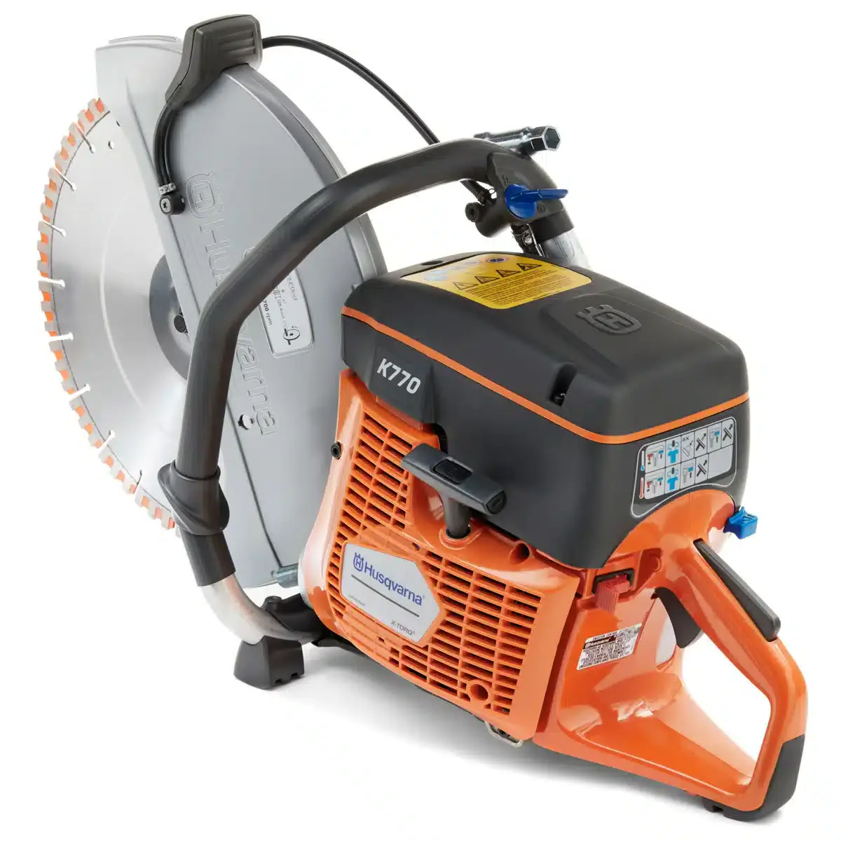 K770 14" POWER CUTTER side view from top of the rental piece