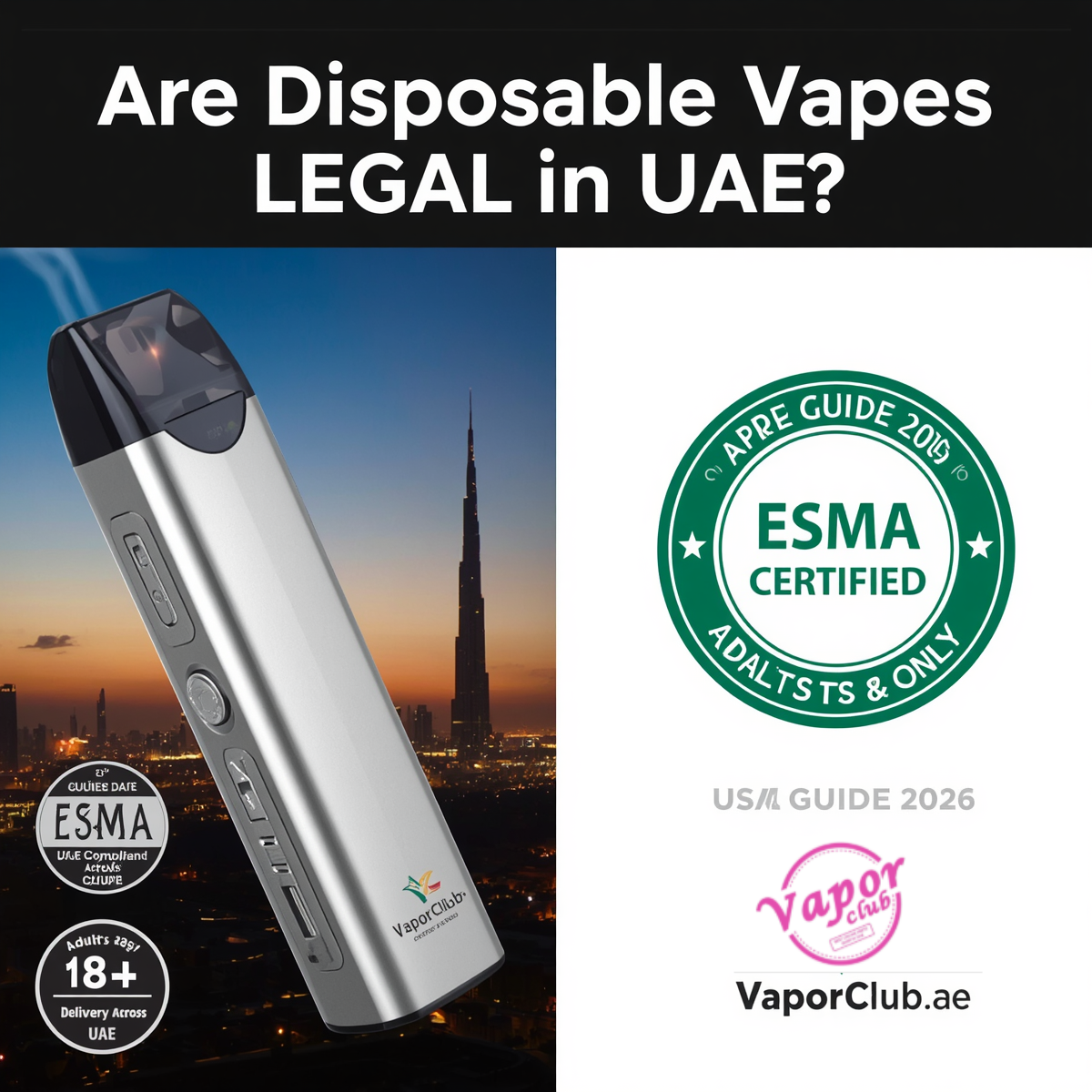 Are Disposable Vapes Legal in UAE