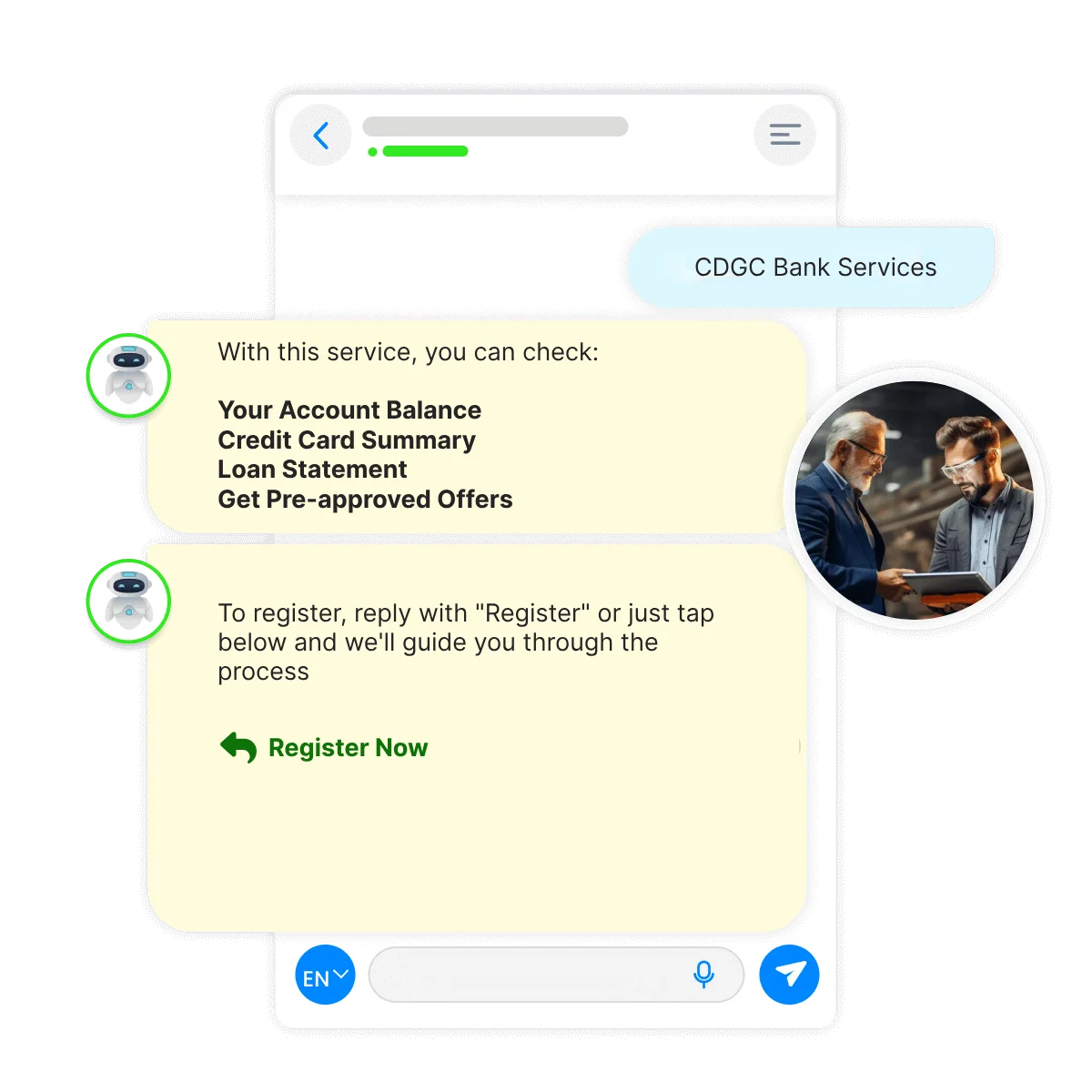 BFSI with AI Chatbots