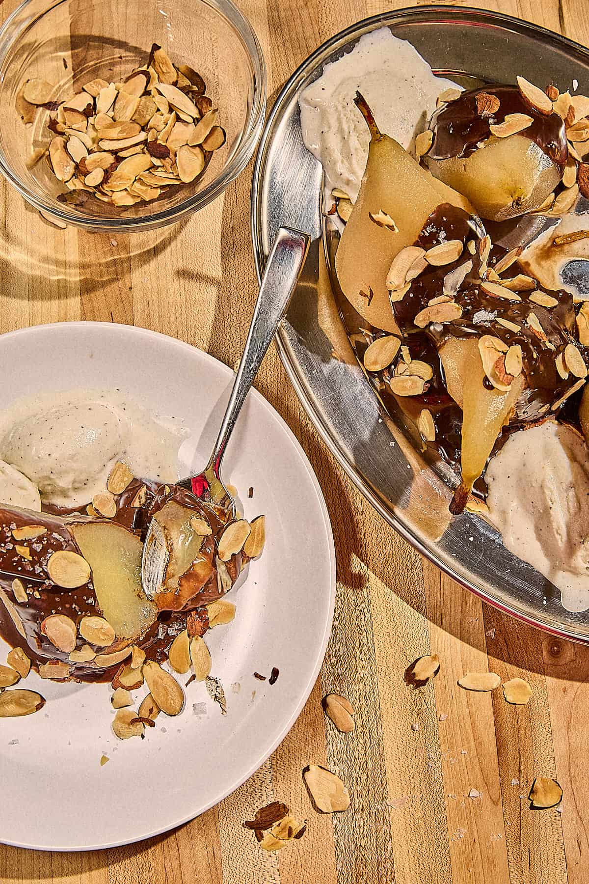 Poached Poire Belle Helene
