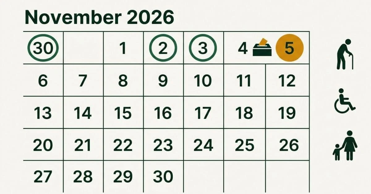 SASSA payment dates November 2026 South Africa calendar showing revised grant payment schedule