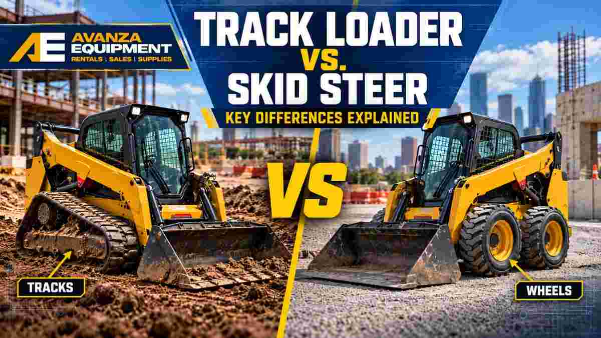 Track Loader vs Skid Steer Key Differences