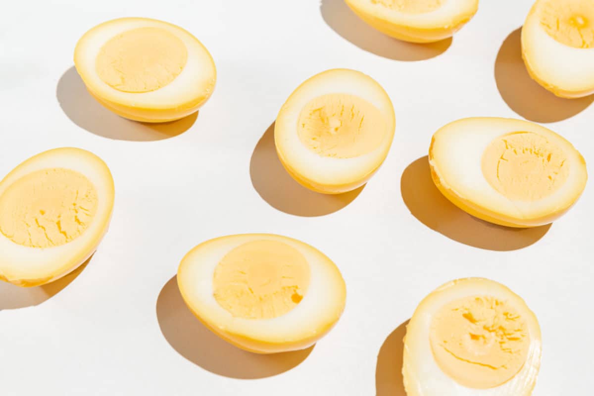 Sliced Pickled Eggs