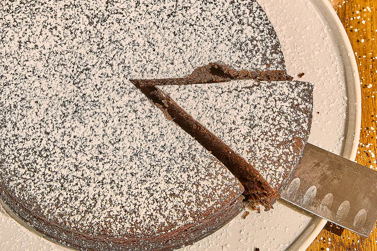 Torta Caprese Italian Flourless Chocolate Cake