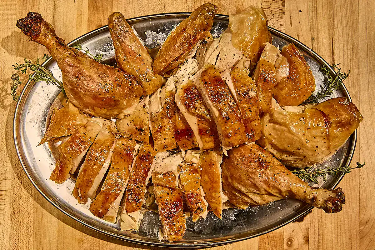 Dry Brined Roasted Chicken