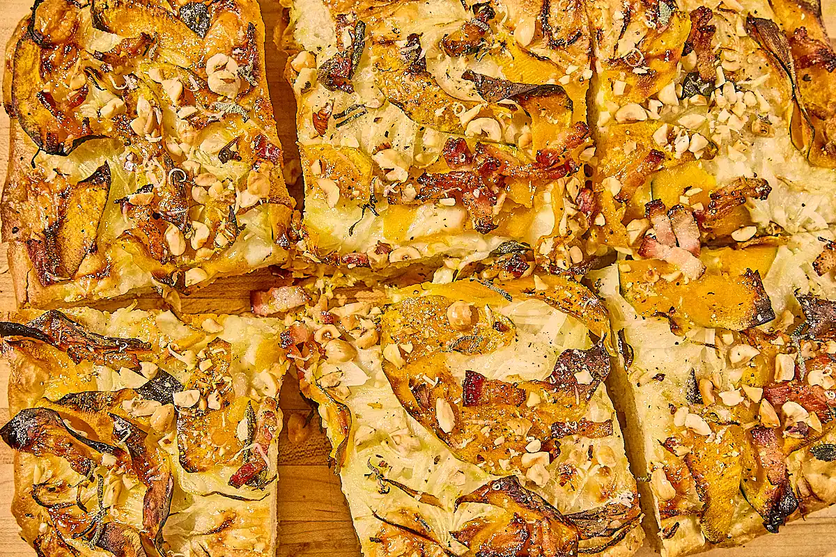 kabocha squash focaccia