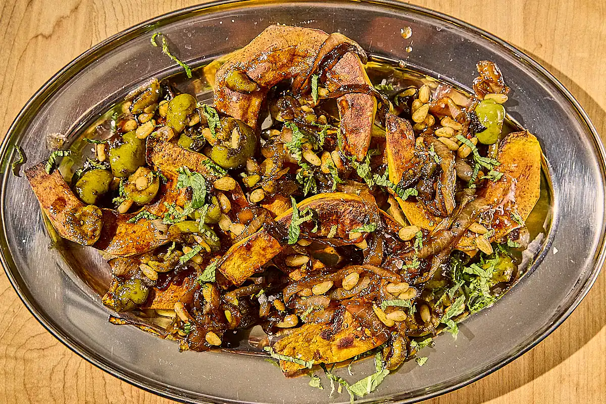 roasted kabocha squash agrodolce