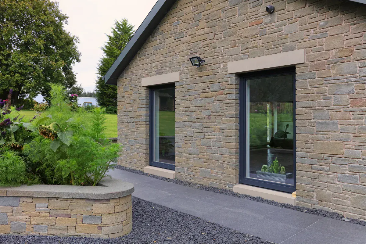 tilt n turn Windows of cottage