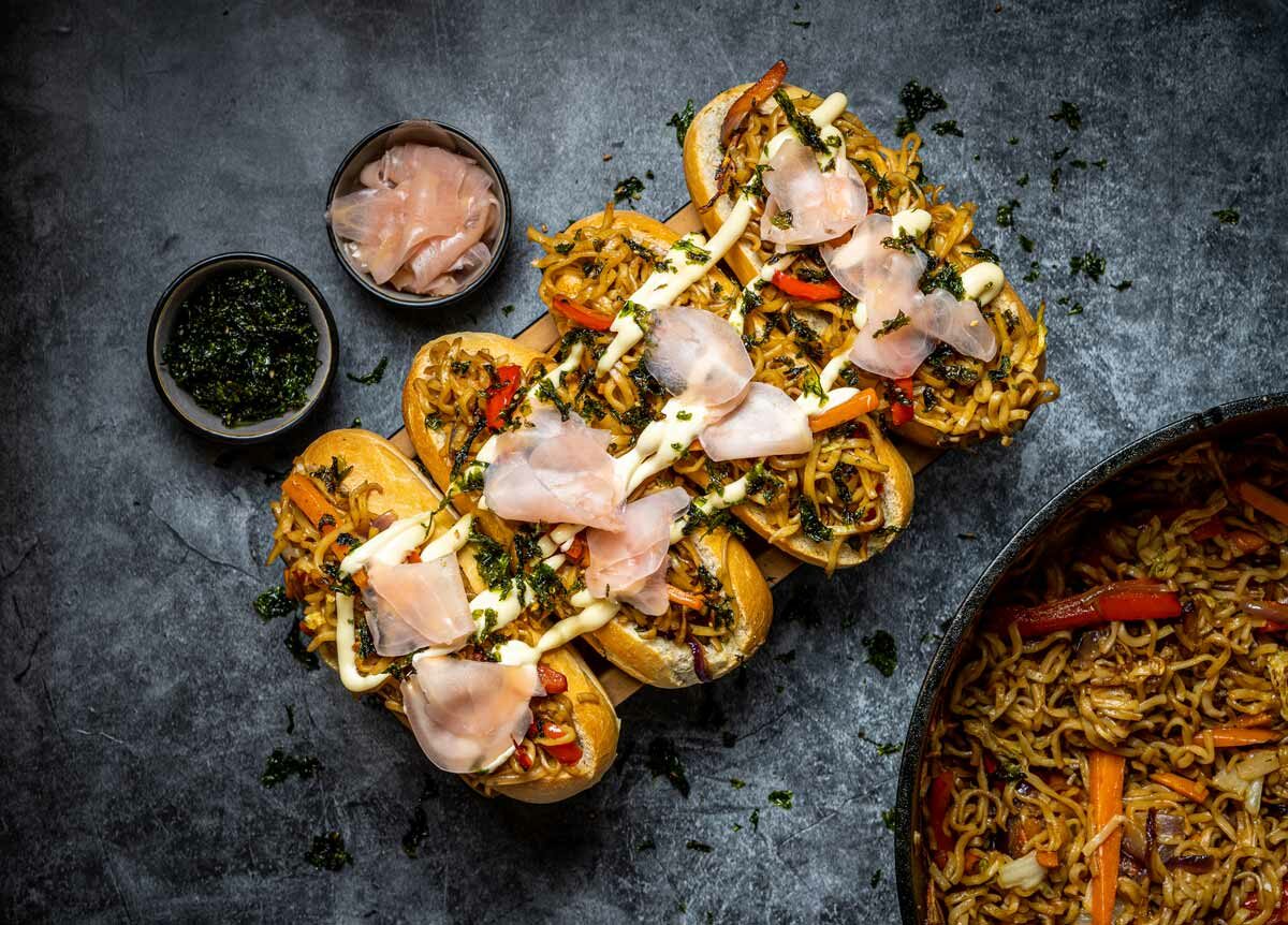 Yakisoba Pan Rezept, japanisches Streetfood