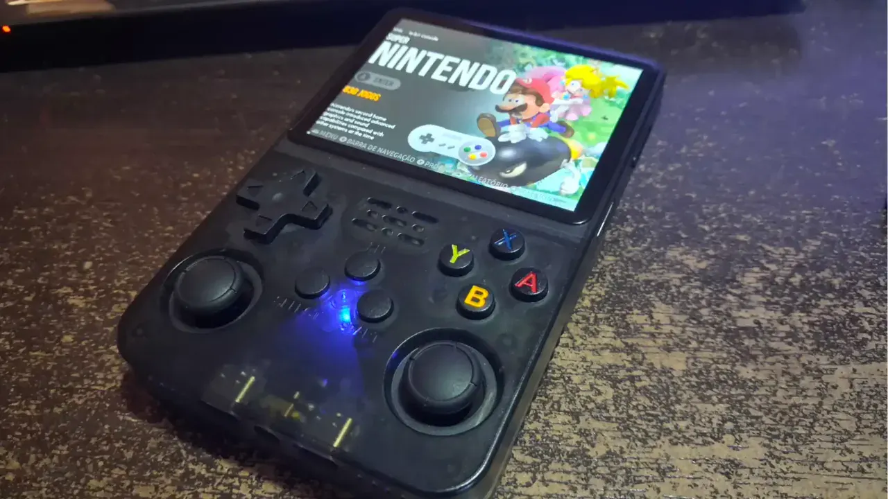 R36S em destaque, na página de jogos para Super Nintendo