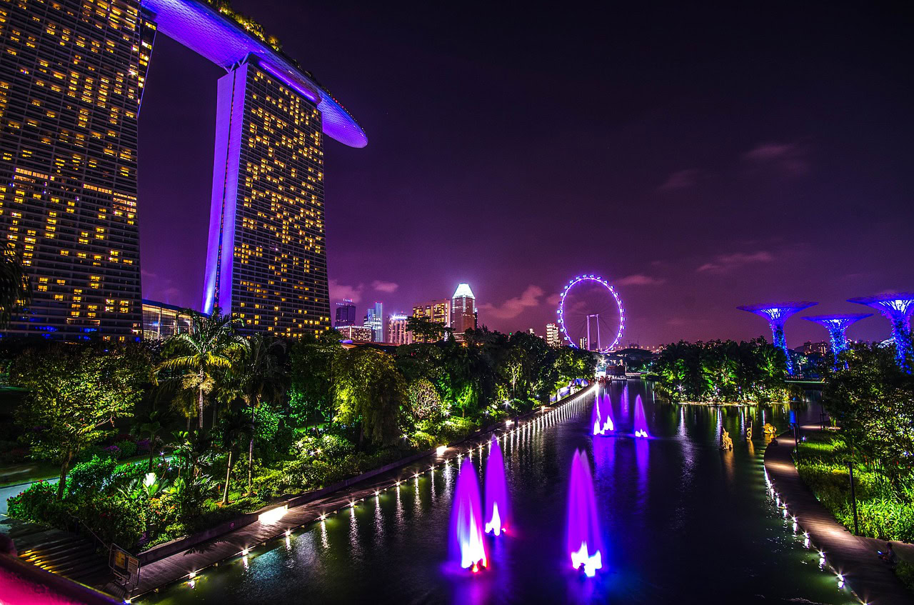 famous casino, marina bay sands, singapore