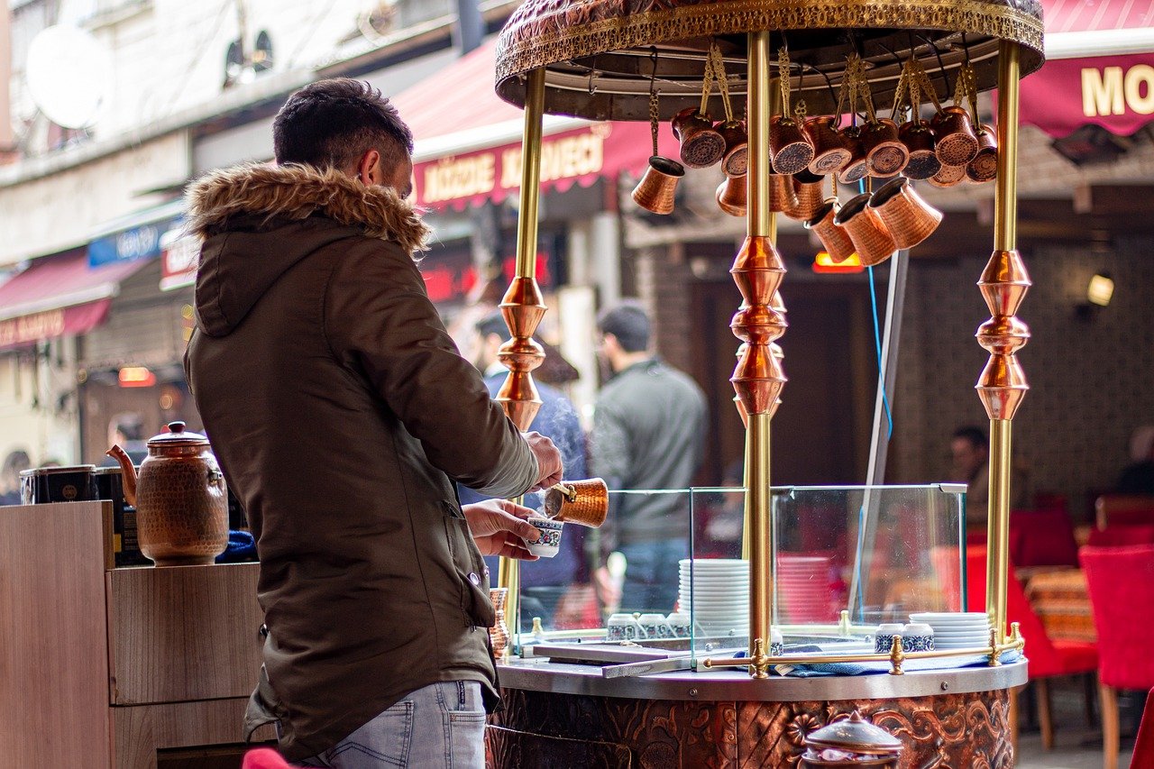 food in istanbul, turkish coffee