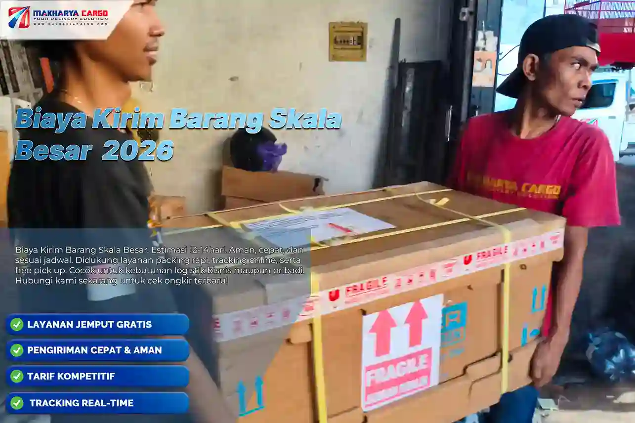 Biaya Kirim Barang Skala Besar menggunakan layanan cargo antarkota