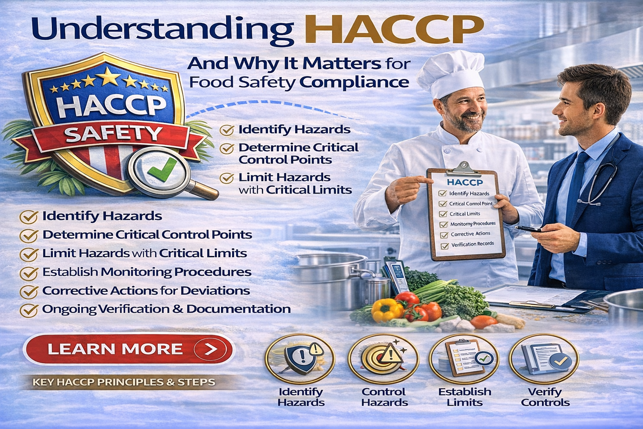 HACCP Meaning: What Is HACCP in Food Safety? HACCP Food Safety Basics Guide illustration