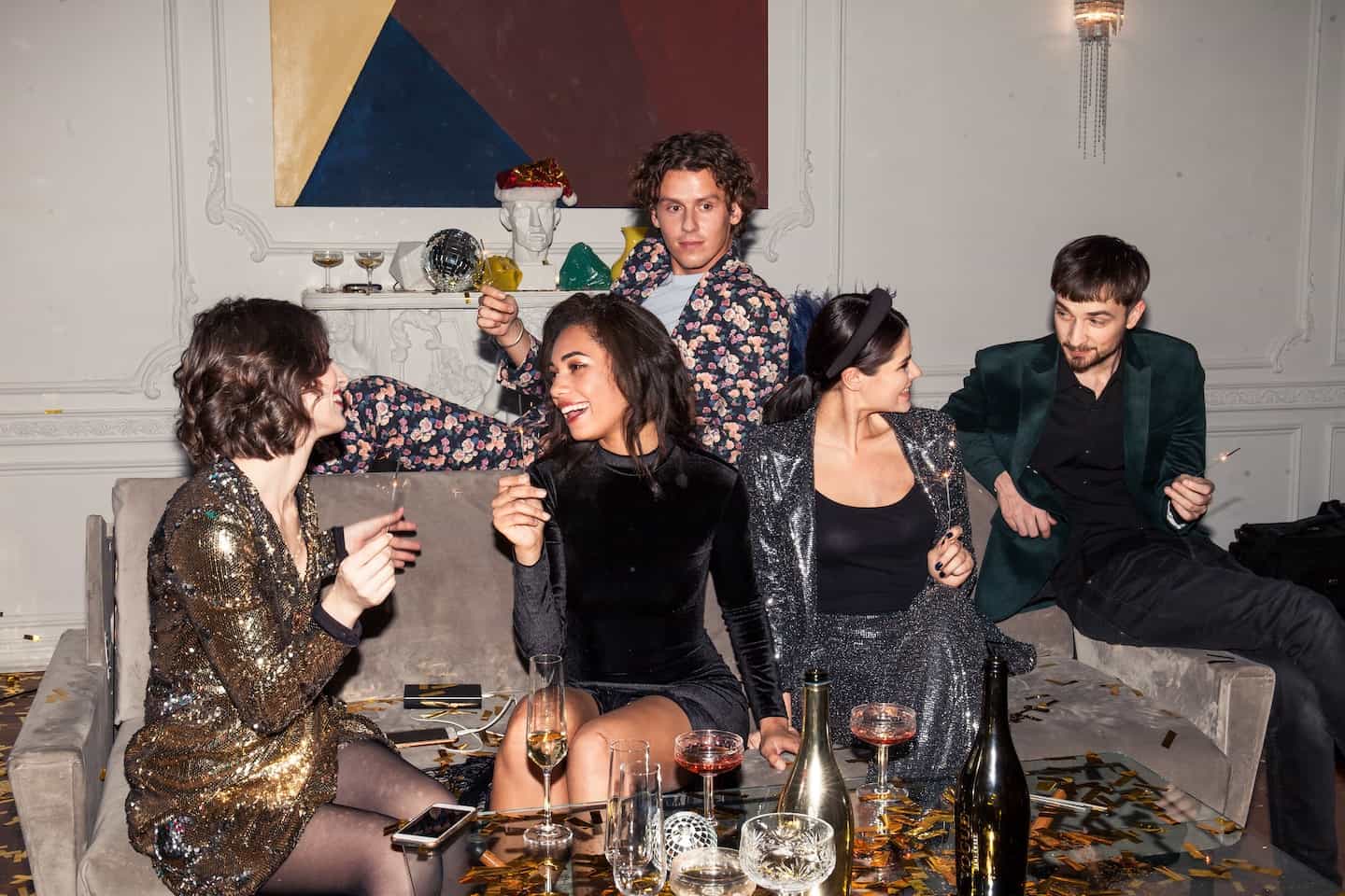 how to dress well for different settings with men and women at a disco party