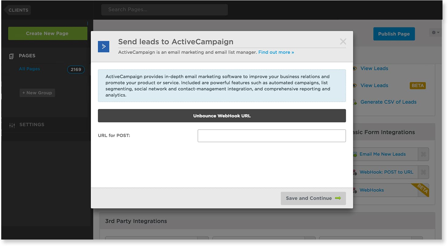 best Unbounce email landing page builder
