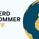 Schriftzug „Gerd Kommer ETF“ mit stilisierter Weltkugel rechts im Bild auf hellem Hintergrund.