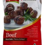 COLONIAL FARM MEATBALLS FLAMEGRILLED BAG 1KG Pack Size: 5