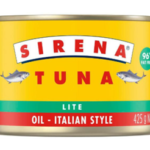 SIRENA TUNA IN OIL ITALIAN STYLE LITE 425GM Pack Size: 12
