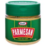KRAFT CHEESE PARMESAN GRATED 125GM pack size: 24