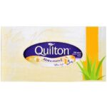 QUILTON FACIAL TISSUE ALOE VERA & VITAMIN E WHITE 3PLY 110S