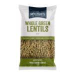 MCKENZIES WHOLE GREEN LENTILS 375GM Pack Size: 6