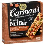 CARMANS ALMOND HAZELNUT VANILLA NUT BAR 175GM Pack Size: 6