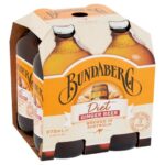BUNDABERG DIET GINGER BEER SOFTDRINK 4X375ML Pack Size: 6