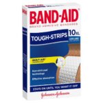 BANDAID EXTRA LARGE TOUGH STRIPS BANDAID 10'S Pack Size: 6