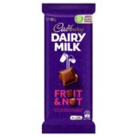 CADBURY DAIRY MILK FRUIT AND NUT CHOCOLATE 180GM Pack Size: 14
