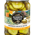 ALWAYS FRESH BREAD & BUTTER CUCUMBERS 700GM Pack Size: 6