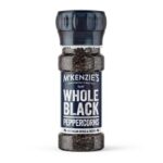 MCKENZIES WHOLE BLACK PEPPERCORN GRINDER 55GM Pack Size: 6