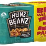 HEINZ TOMATO BAKED BEANS 3X300GM Pack Size: 8