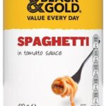 BLACK & GOLD TOMATO SAUCE SPAGHETTI 410GM Pack Size: 12